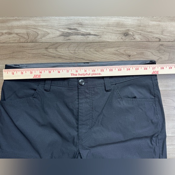 EDDIE BAUER MEN'S FLEECE LINED TECH PANTS 2 Way Stretch Black Sz 34x30 EUC - Picture 6 of 11
